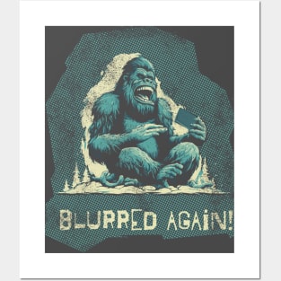 Blurry Sasquatch Posters and Art